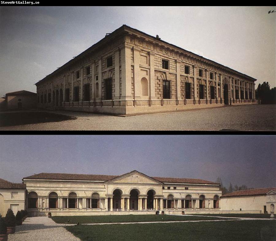 GIRARDON, Francois Facade and courtyard view dg